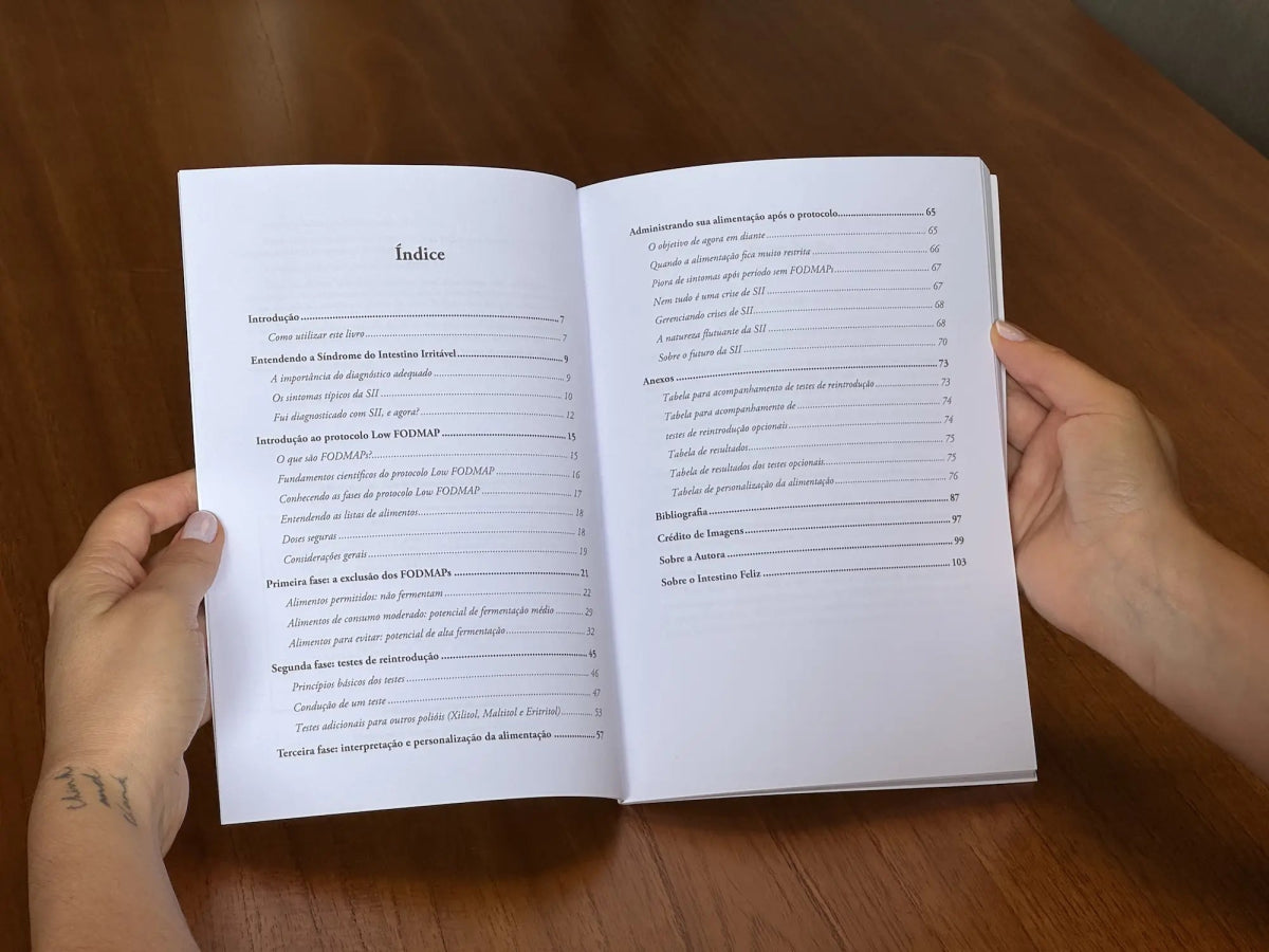 Livro Desvendando o Protocolo Low Fodmap - Intestino Feliz